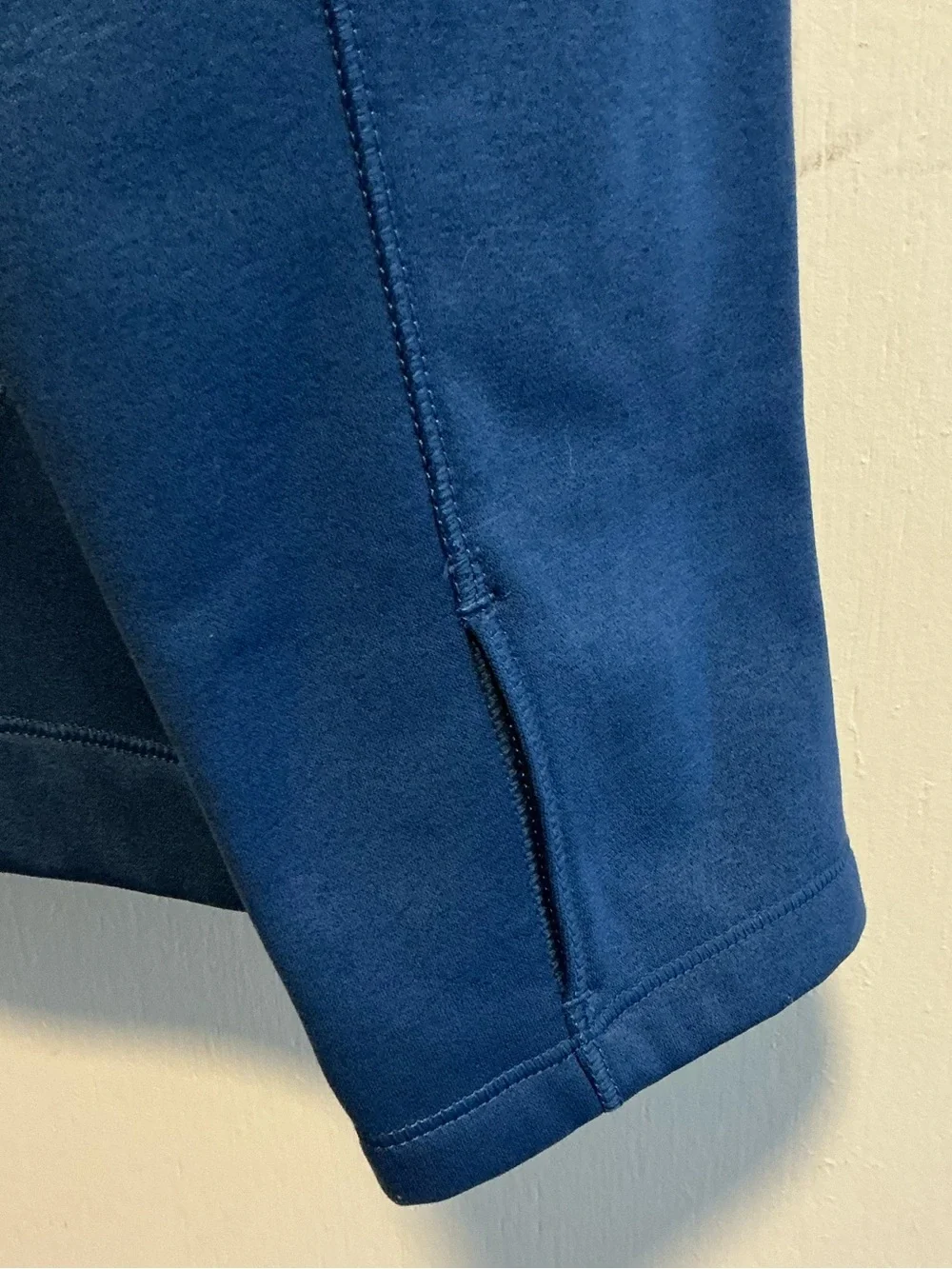 The North Face Blue and Black Half-Zip Pullover Jacket